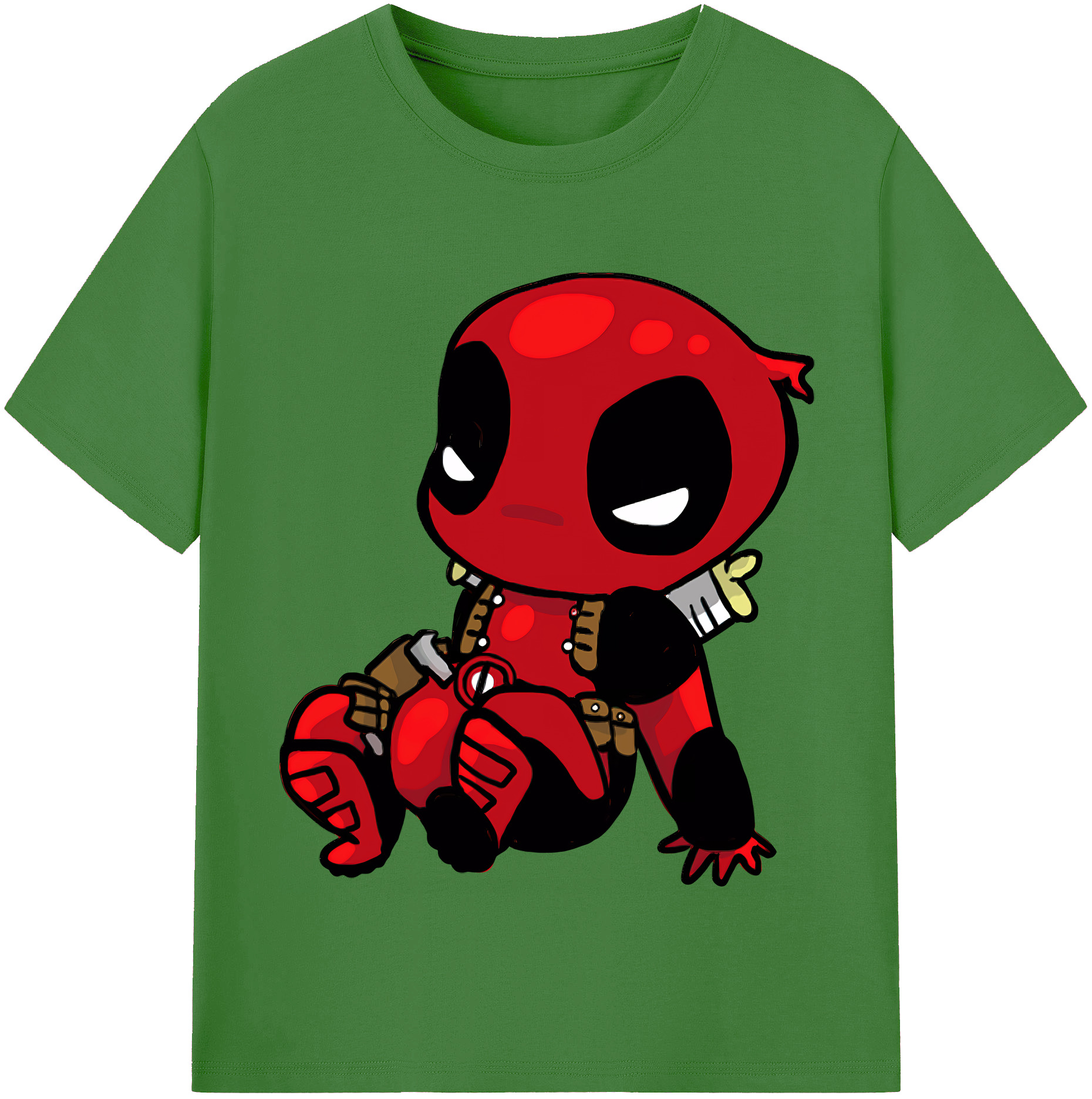 （画像用） Deadpool デッドプール レディースカジュアルプリントTシャツ（綿100％）